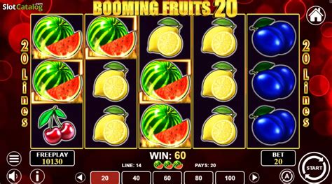 Booming Fruits 20 Slot - Play Online